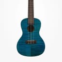 Kala Exotic Mahogany KA-CEMB Concert Ukulele Transparent Blue Satin