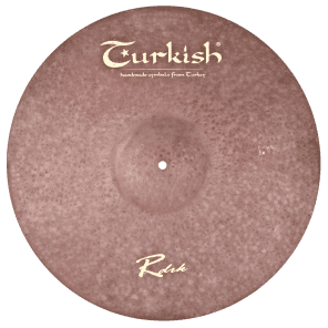 Turkish Cymbals 20" Raw Dark Series Raw Dark Ride RDRK-R20