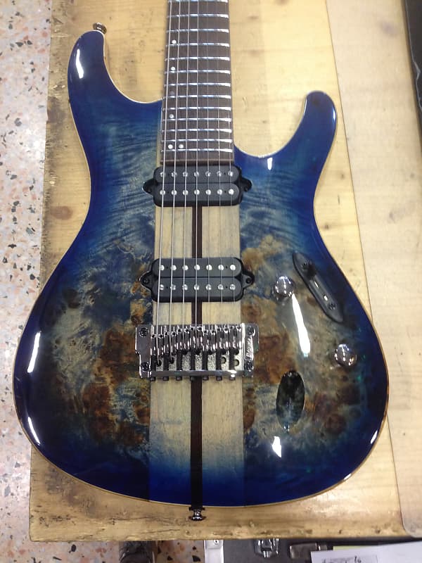 最終値下げ Ibanez Premium S1027PBF-CLB 7弦 Ibanez Premium S1027PBF - Cerulean Blue Burst | Sweetwater