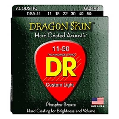 DR DR DSA-11 Cordes guitare folk dragon skin 11-50 image 2