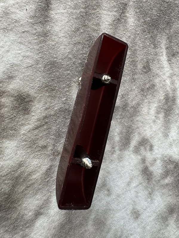 Fender Jazz Precision Bass maroon tug bar 1972 Plastic Reverb