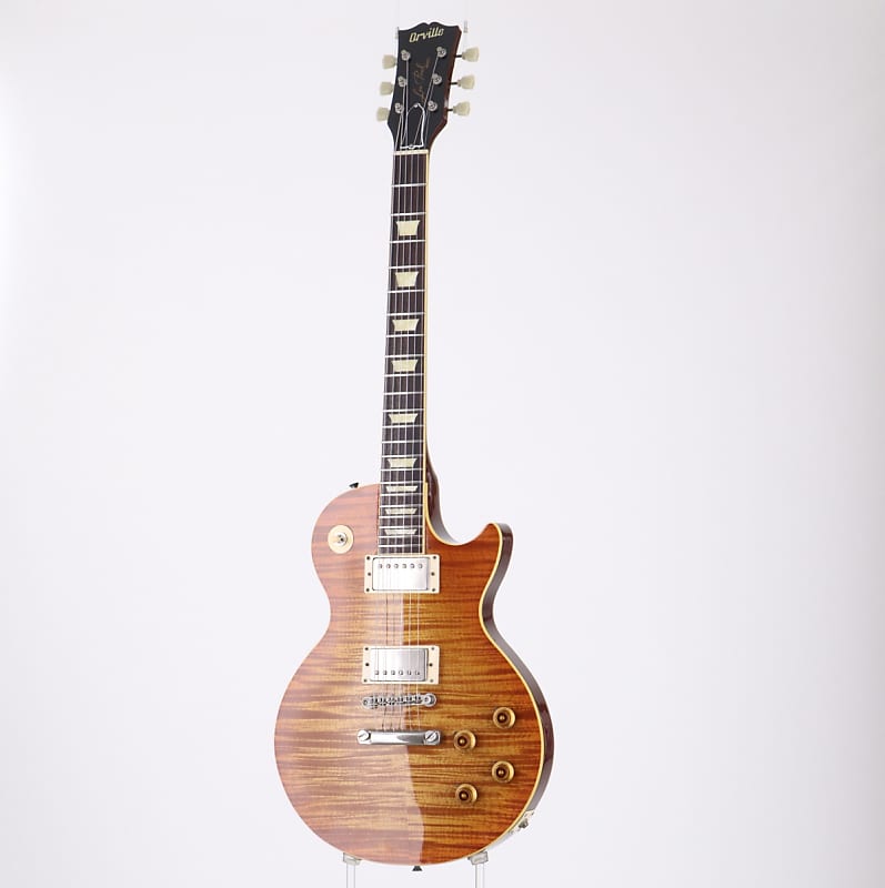 ギター Orville Gibson Les Paul Standard LPS-80F Orville LPS-80F Cherry Sunburst 1996 [SN 605421] [06/25