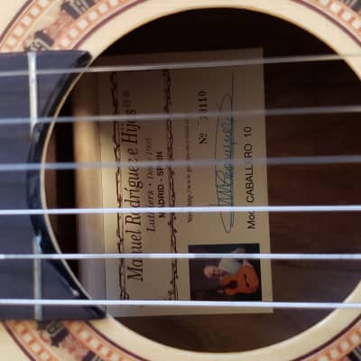 Manuel Rodriguez  Caballero 10- Exotic w/Spruce Top - Natural image 8