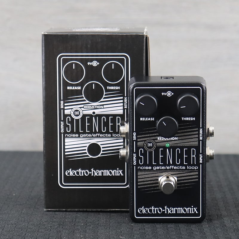 ElectroHarmonix Silencer Noise Gate / Effects Loop Black Reverb
