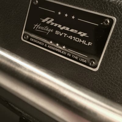 Ampeg SVT-410HLF Heritage Series 500-Watt 4x10" Bass Speaker Cabinet 2010 - Present - Black image 10