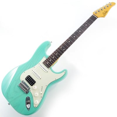 Suhr Guitars JE-Line Classic S Ash HSS (Trans Seafoam Green