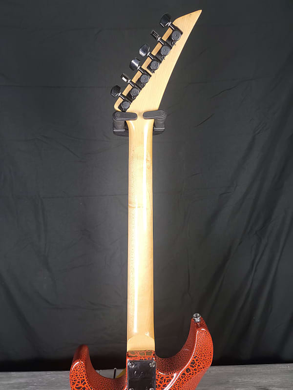 Jackson DK2 2006 Black/orange Crackle | Reverb