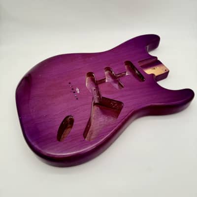 MJT Hardtail Stratocaster 1 Piece Swamp Ash Body With Light | Reverb