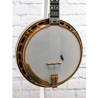 Hopkins Mahogany Deluxe Banjo - Hard Case for sale