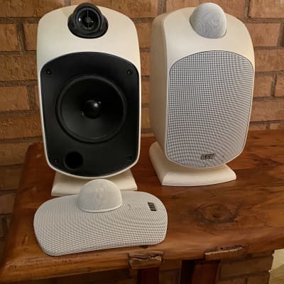 B&W LM1 Pearl White Bowers & Wilkins speakers | Reverb