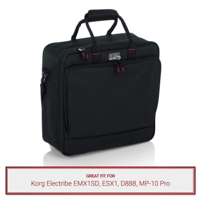 Gator Cases Padded Equipment Bag Korg Electribe EMX1SD, ESX1, D888, MP-10 Pro