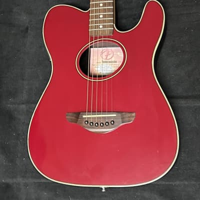 Fender Telecoustic - Red image 9