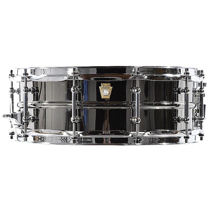 Ludwig LB416T Black Beauty 5x14" Brass Snare Drum with Tube Lugs image 2