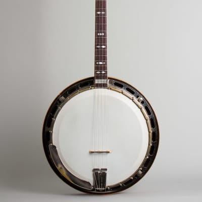 Gibson  TB-3 Mastertone Tenor Banjo (1928), ser. #9024-89, black tolex hard shell case. image 1
