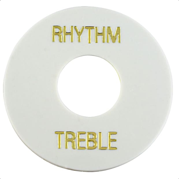 Rhythm/Treble Pickup Selector Switch RingWhite Reverb
