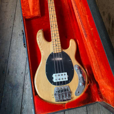1977 Music Man  Stingray 4  Bass in Natural finish & original hard shell case image 19