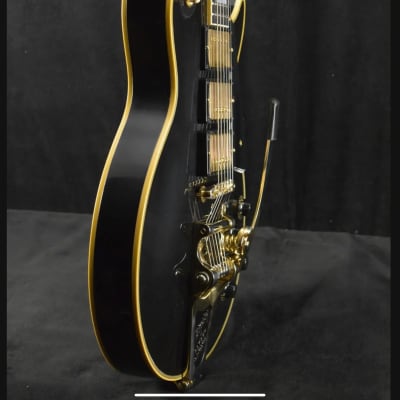 Gibson Custom Shop Historic 3-Pickup '57 Les Paul Custom Black Beauty Reissue with Bigsby 2019 - Present - Ebony VOS image 3