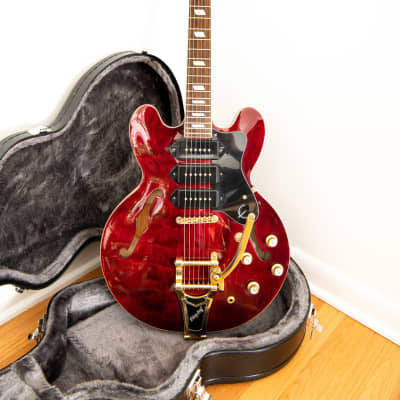 Epiphone Riviera Custom P93 (upgraded) 2009 Wine Red | Reverb