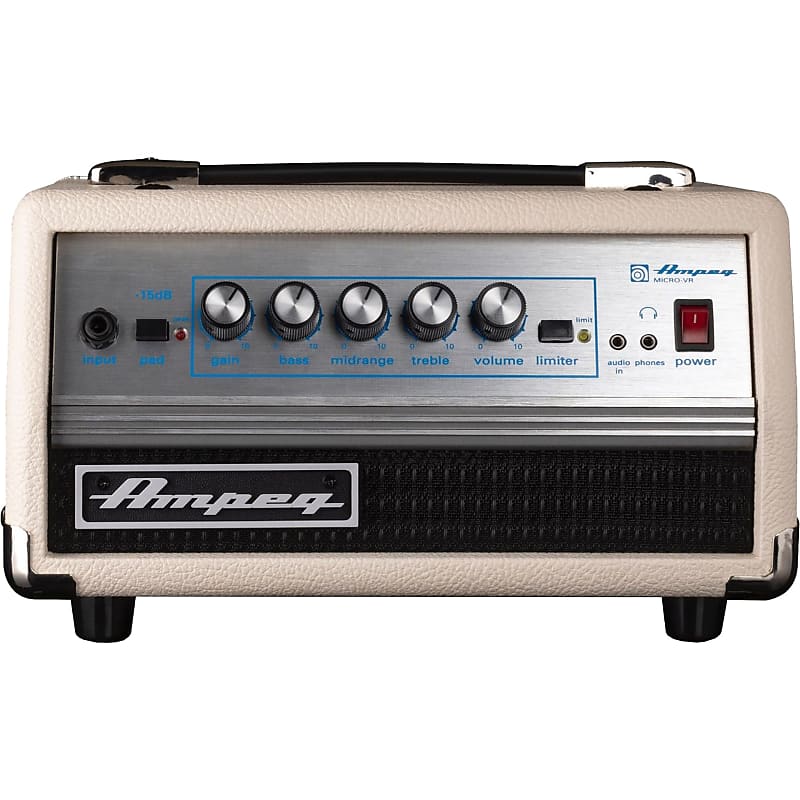 Ampeg Micro-VR 200-watt Classic Head - Limited Edition White | Reverb