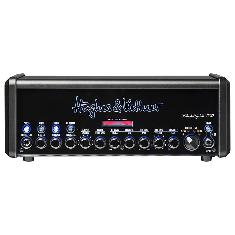 Hughes & Kettner Black Spirit 200 4-Channel 200-Watt Solid State Guitar Amp  Head