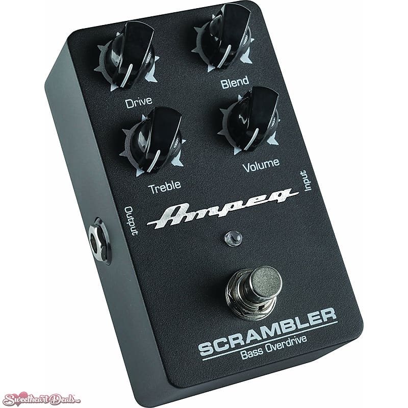 Ampeg Scrambler Bass Guitar Overdrive Effect Pedal | Reverb