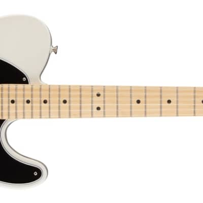 Fender Deluxe Nashville Telecaster Electric Guitar Maple Fingerboard, White Blonde w/ Deluxe Gigbag image 4