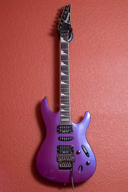 Ibanez Custom 540S LTD 1991 Purple Neon w/ original hardshell case