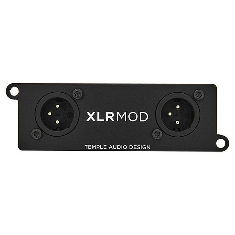 NEW TEMPLE AUDIO XLR PASS THRU MODULE MALE + MALE image 1