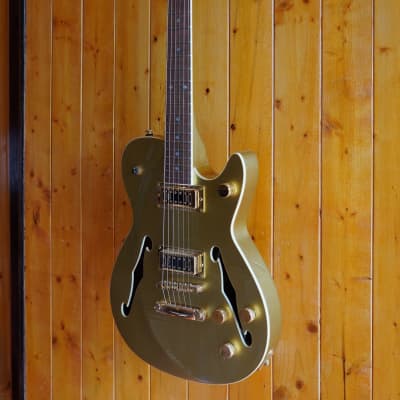 Carparelli Electric Guitar - Classico SH2 [Semi-Hollow] - Sparkle Gold (Custom Setup) image 3