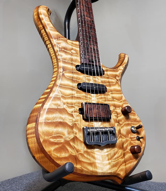 Barlow Guitars  Heron 2023 Chocolate Maple / Madagascar Rosewood image 1