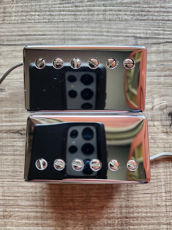 Seymour Duncan '59 Humbuckers Set SH-1N & SH-1B Nickel Finish | Reverb