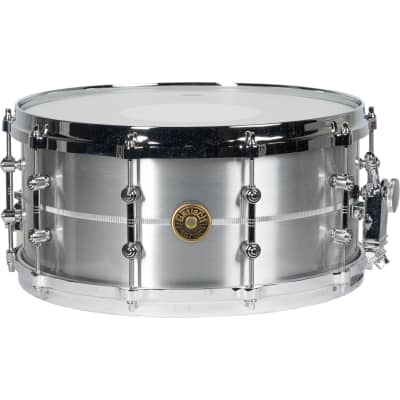 Gretsch Drums G-4164 Aluminum 6.5x14 Snare Drum w/ Tube Lugs image 1