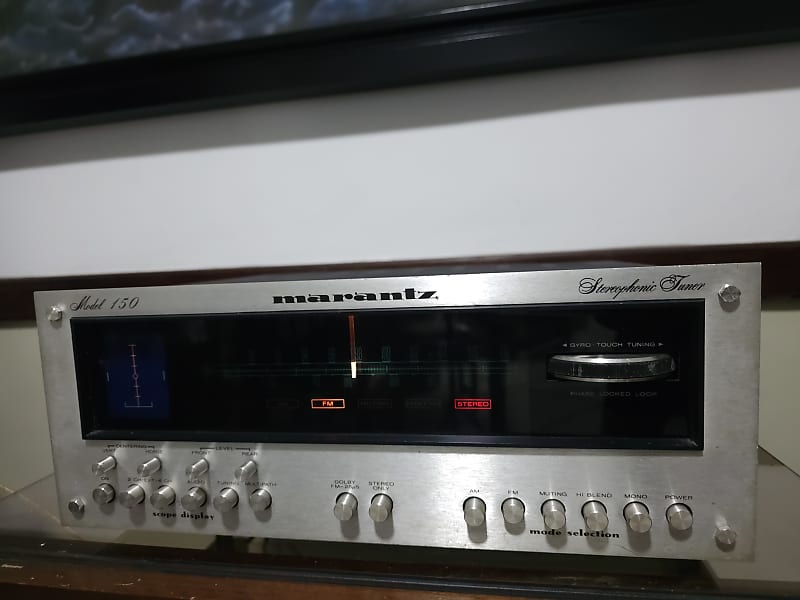 Marantz Vintage Stereophonic Tuner Model 150 For Repair or Parts  			