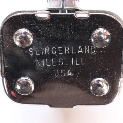 Slingerland Double Tom Arm Holder, Clip Style, Round Tube - 1960s / INSPECTED & TESTED / NO SLIPPING image 3