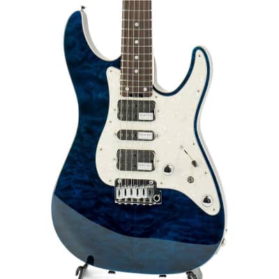 ギター SCHECTER SD-2-24-VTR-AS-MW BLUE SCHECTER SD-2-24-AL-VTR(See Thru Blue/R) -Made in Japan