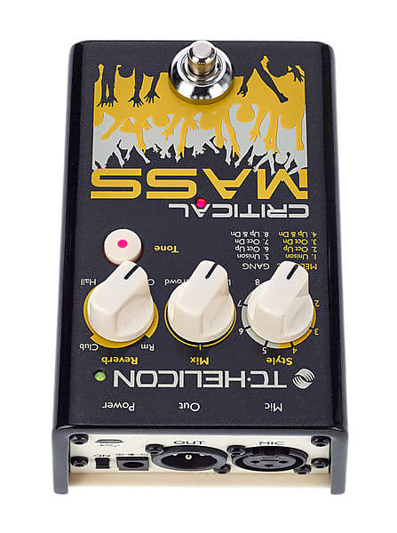 TC Helicon Critical Mass Vocal Stompbox | Reverb Australia
