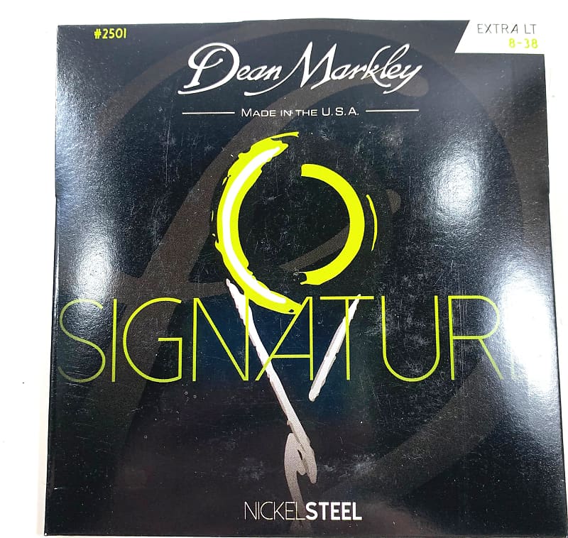 Dean Markley Guitar Strings Electric Signature Nickel Steel Extra Light image 1