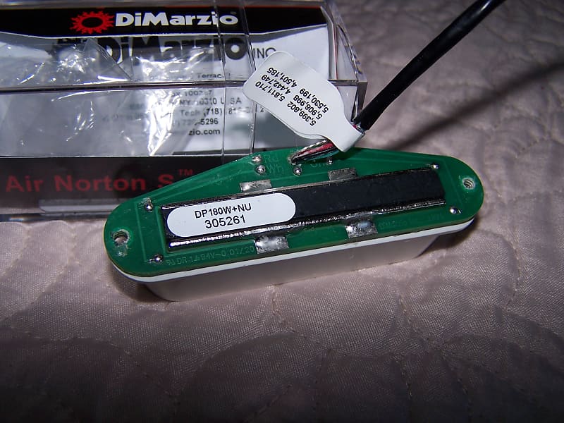 DiMarzio Air Norton S DP180 2021 white w/ NICKEL rails EXC