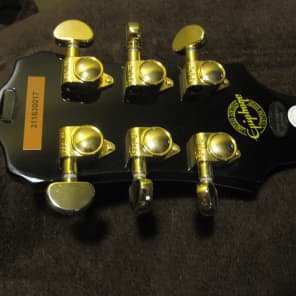 Epiphone Les Paul Custom Black Back Tuxedo, Off White and Black Coil Tapped with Gig Bag image 7