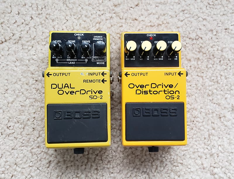 COMBO: Boss SD-2 Dual Overdrive & OD-2 Overdrive/ Distortion