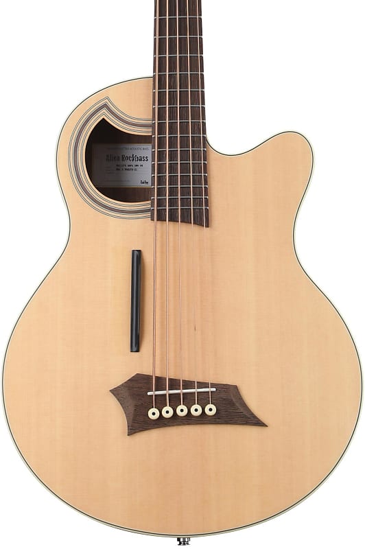 Warwick RockBass Alien Deluxe 5-string Acoustic-electric Bass - Natural Transparent Satin image 1