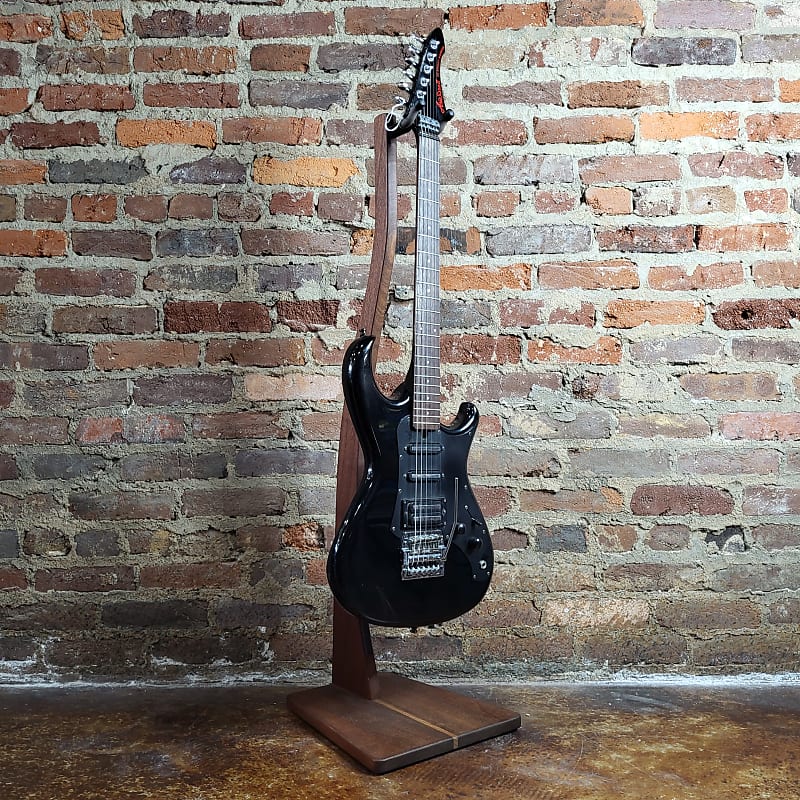 MIJ Aria Pro II RS Knight Warrior Electric Guitar (1980s, Black 