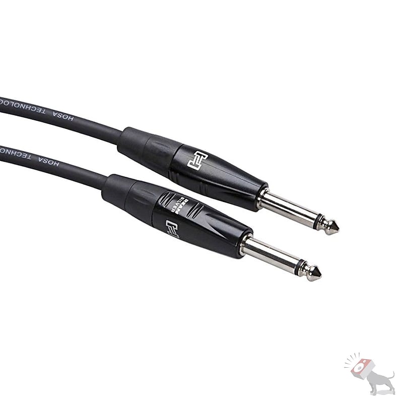 Hosa Technology HGTR-015 Pro Guitar Bass Keyboard Instrument Cable 1/4" Straight 15 ft image 1