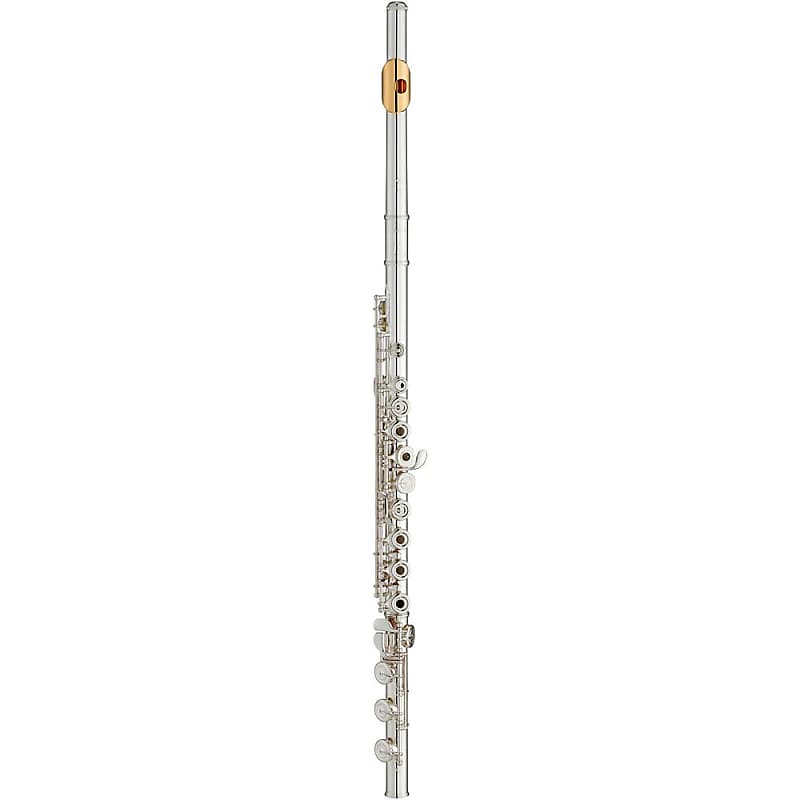 Yamaha YFL-462 Intermediate Flute Regular Offset G B-Foot, Gold Lip-Plate image 1