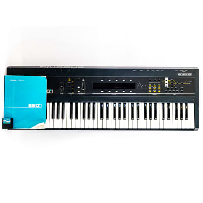 Ensoniq ESQ-1 61-Key Vintage Wave Synthesizer with Manual + Voice-80 Card