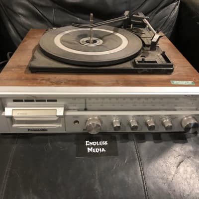 Panasonic SE-2809 Multiplex Record Player Turntable 8-track AM/FM Tuner Receiver Amplifier Vintage image 1