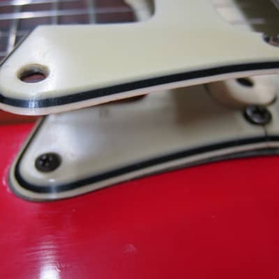 Fender Stratocaster 1963-1964 green nitrat pickguard image 3