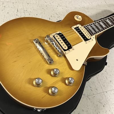 2023 Gibson USA Les Paul Classic Electric Guitar Honeyburst | Reverb