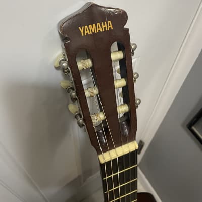 yamaha  g-50 classical guitar made in japan nippon gakki 1970s - natural image 3