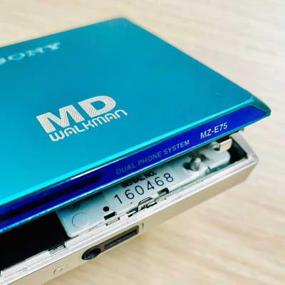 Sony MZ-E75 Walkman MiniDisc Player, Awesome Rare Green ! Working ! image 7